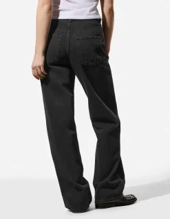 Jeans - Straight Fit - schwarz