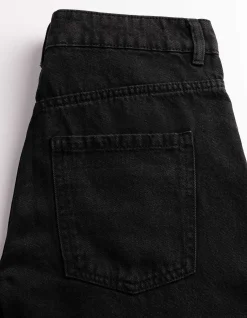 Jeans - Straight Fit - schwarz