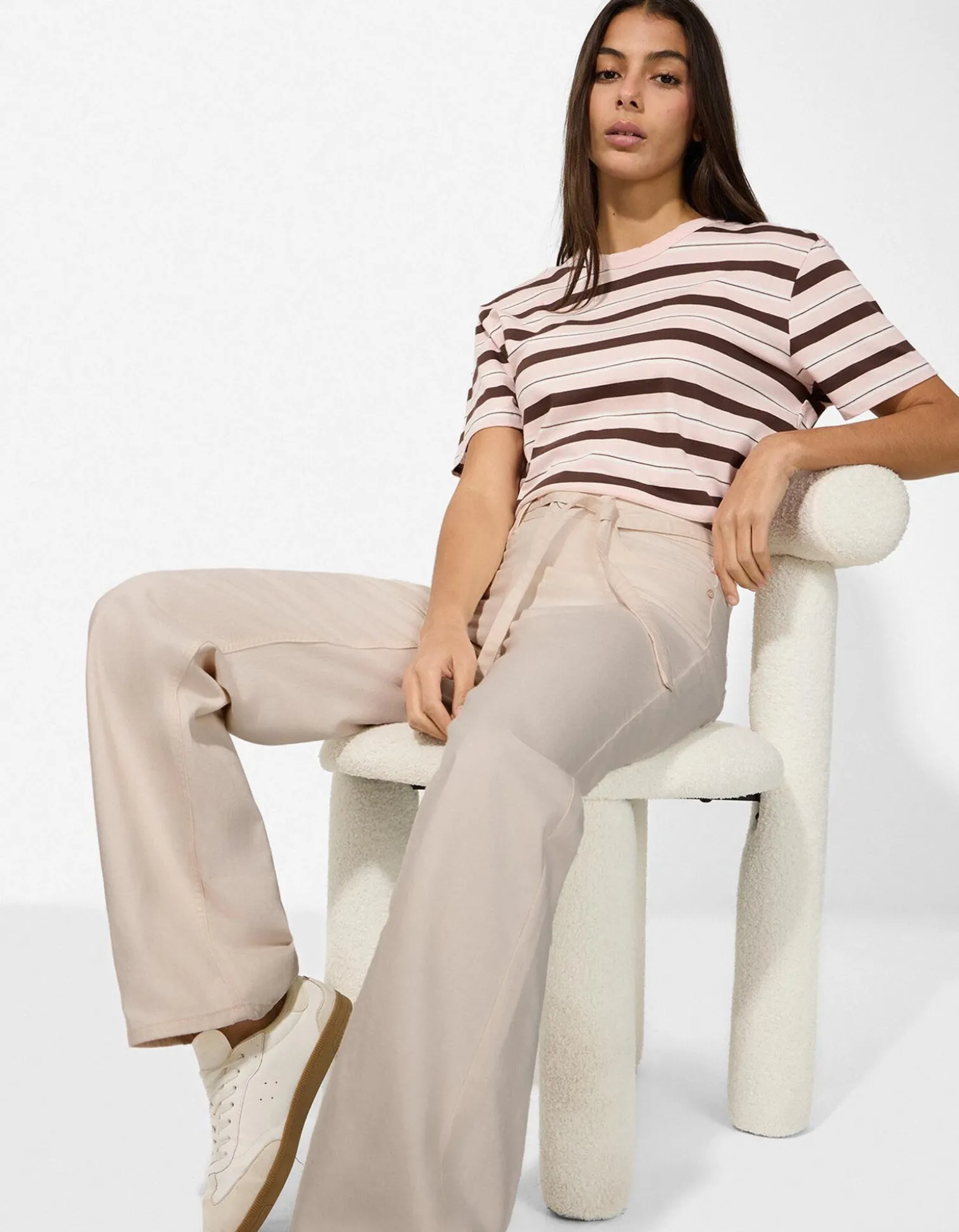 Jeans - Straight Fit - weiß
