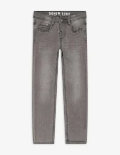 Jeans - Used-Look - dunkelgrau