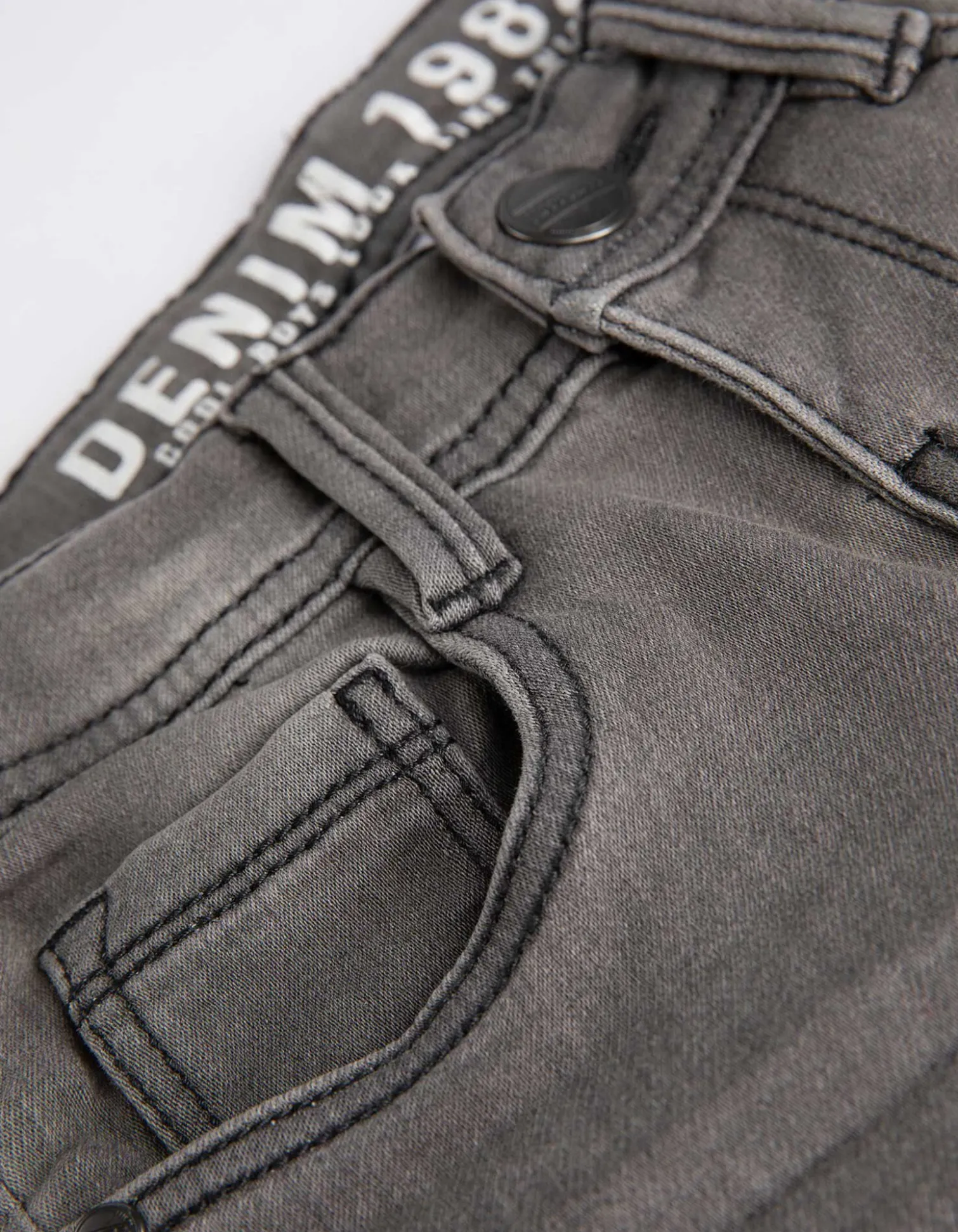 Jeans - Used-Look - dunkelgrau