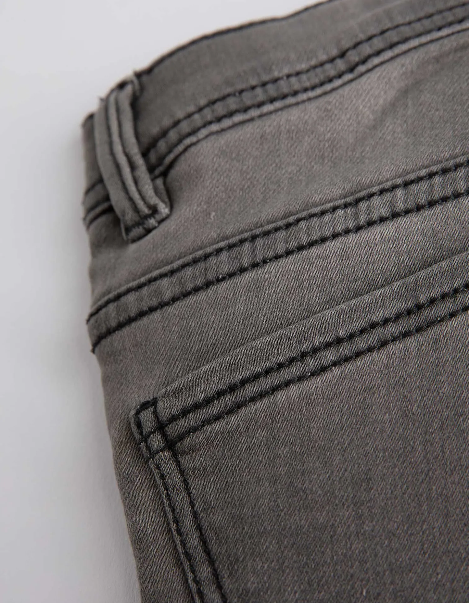 Jeans - Used-Look - dunkelgrau
