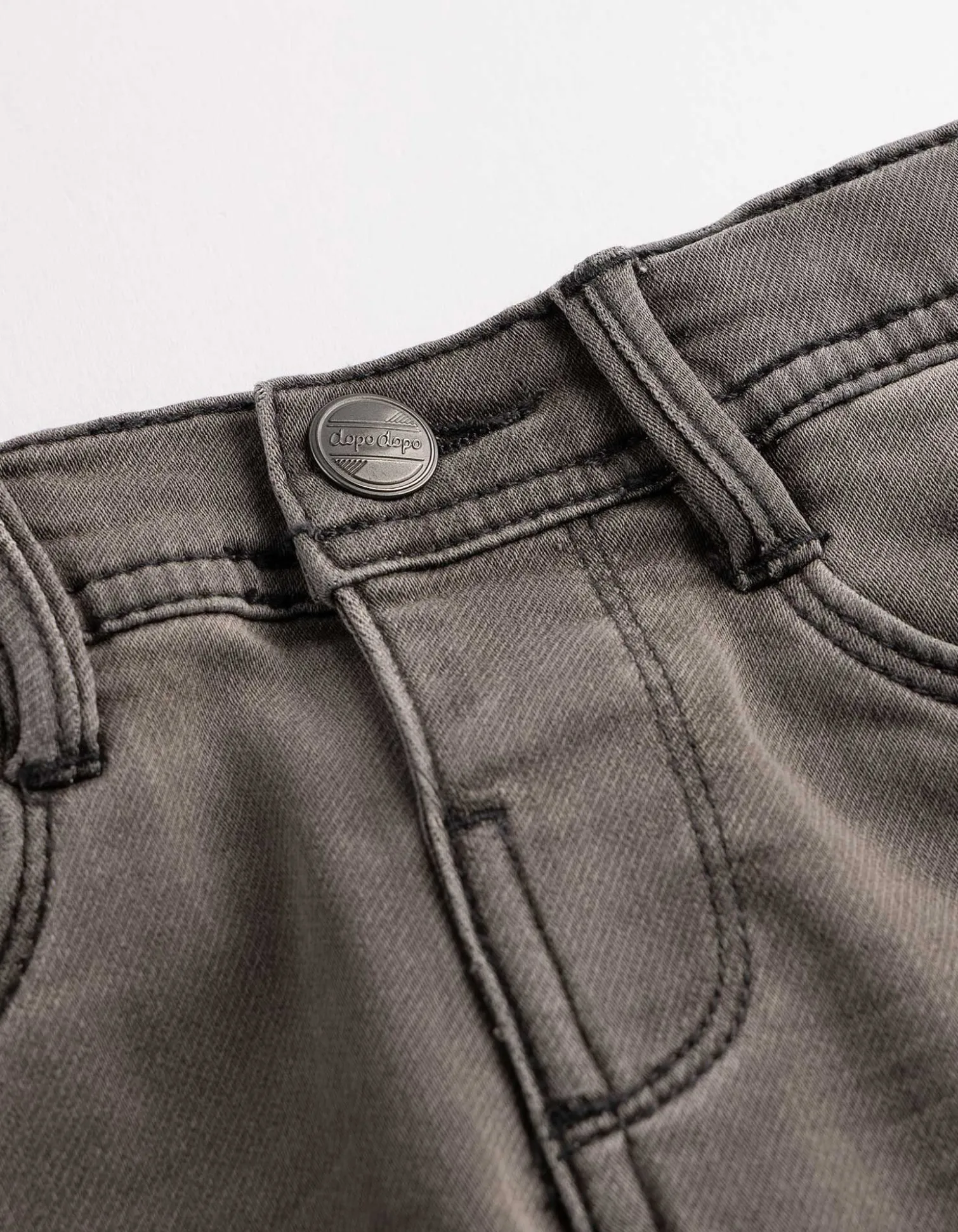 Jeans - Used-Look - dunkelgrau