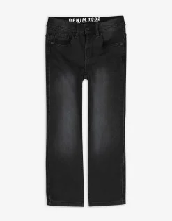 Jeans - Used-Look - schwarz