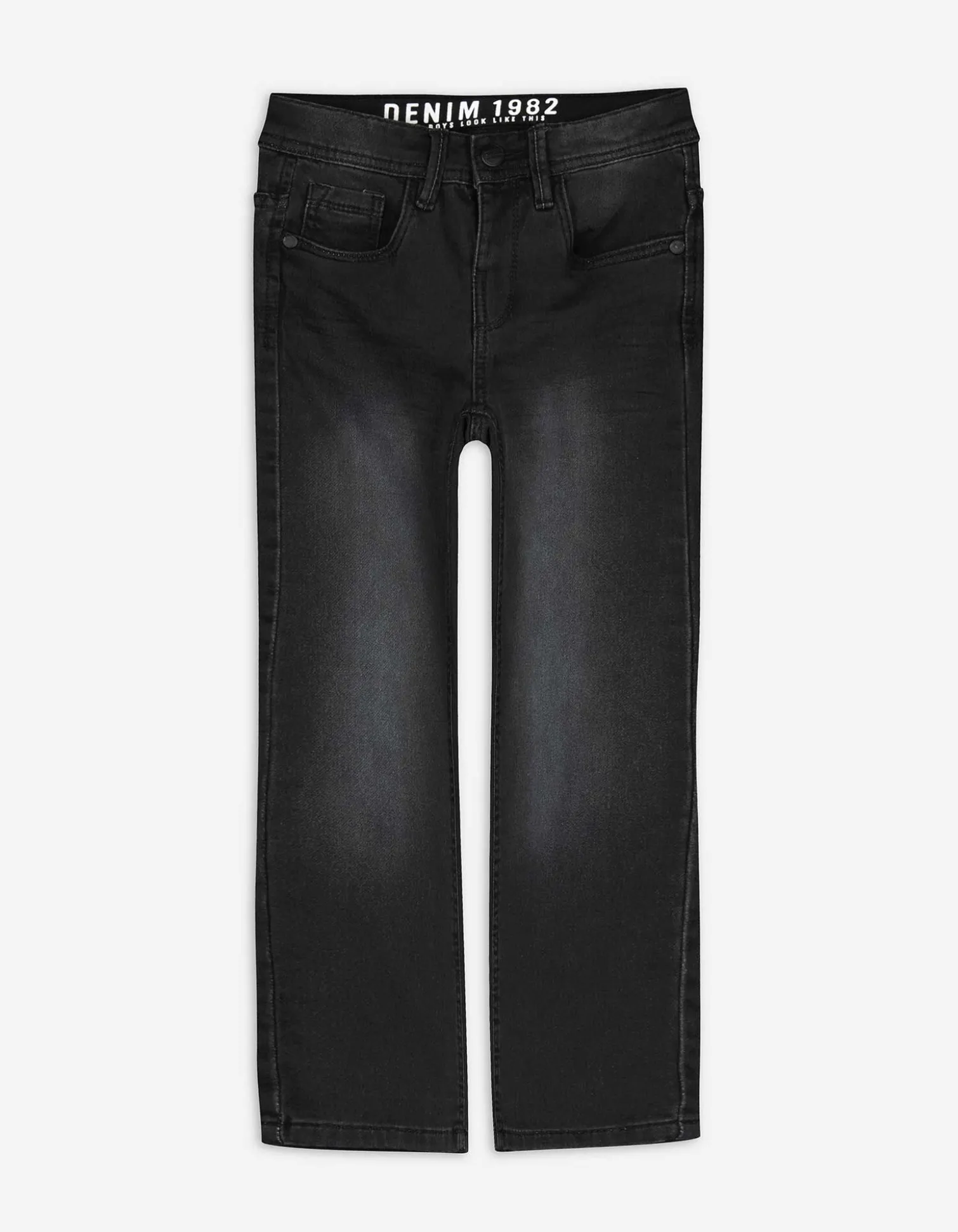 Jeans - Used-Look - schwarz