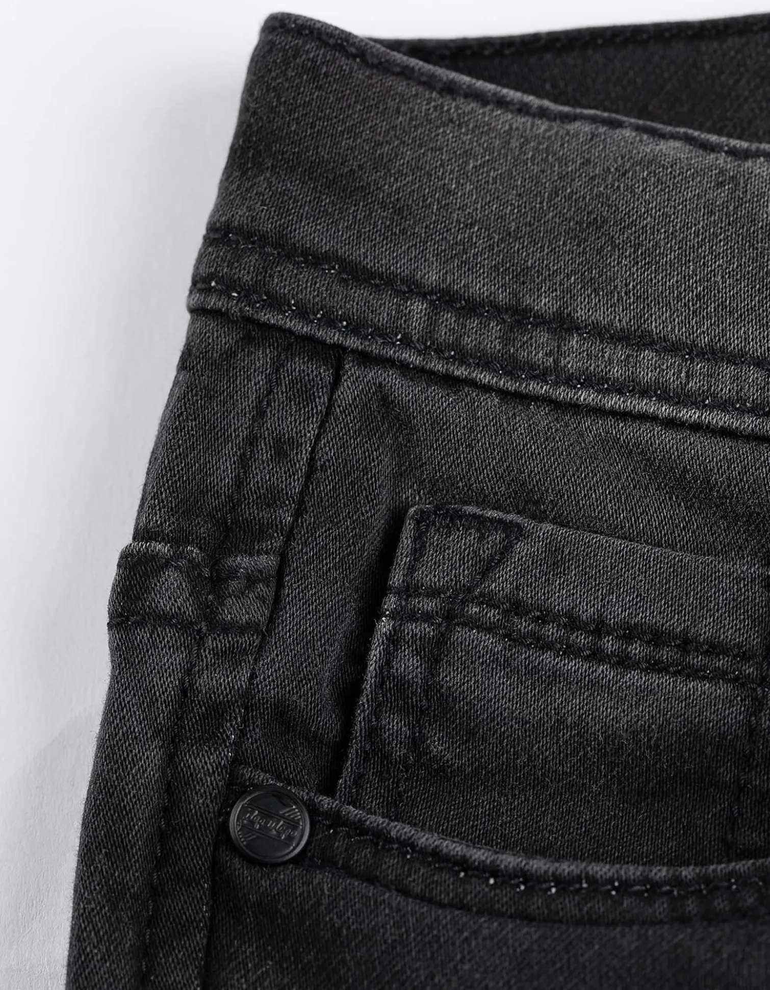 Jeans - Used-Look - schwarz