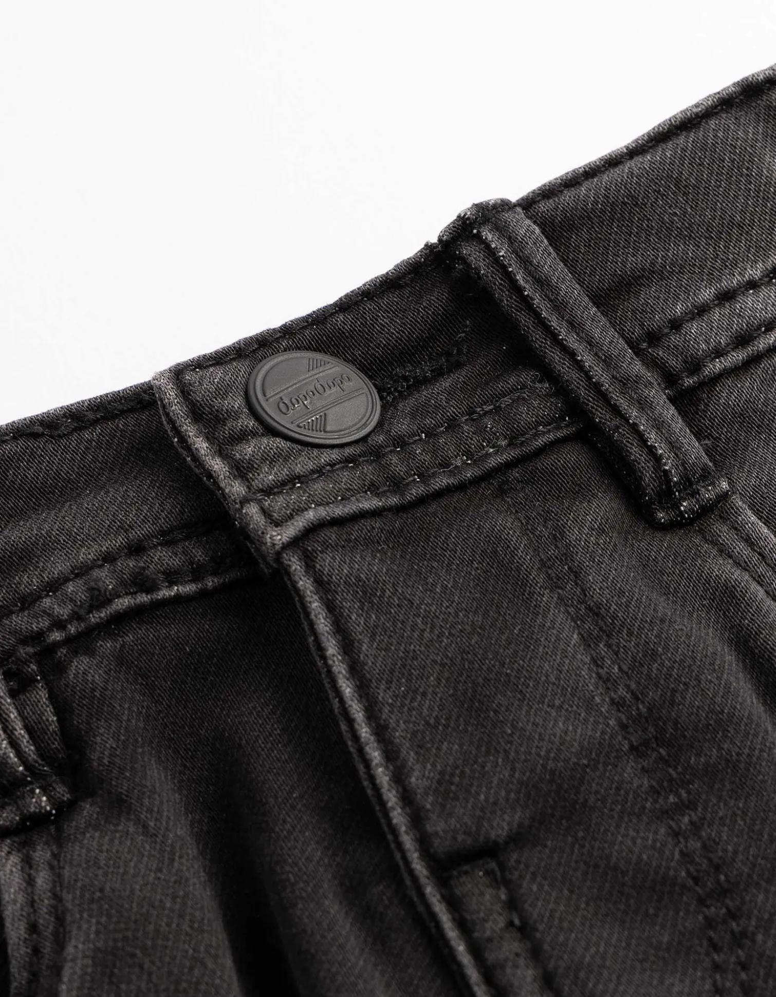 Jeans - Used-Look - schwarz