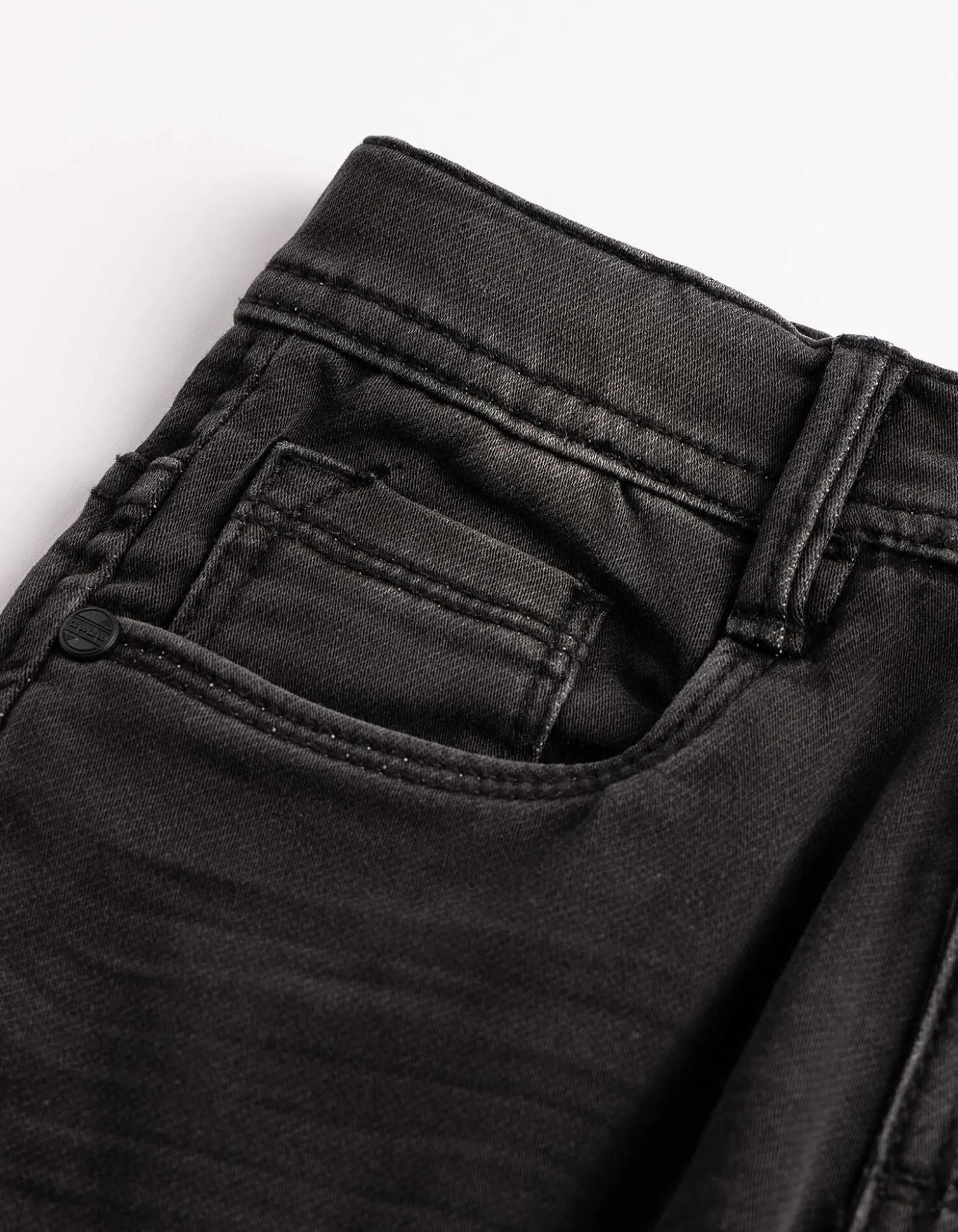 Jeans - Used-Look - schwarz