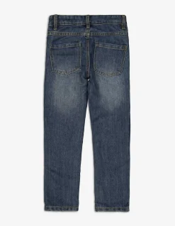 Jeans - Wascheffekte - dunkelblau