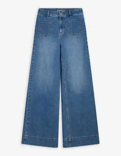 Jeans - Wide Fit - blau