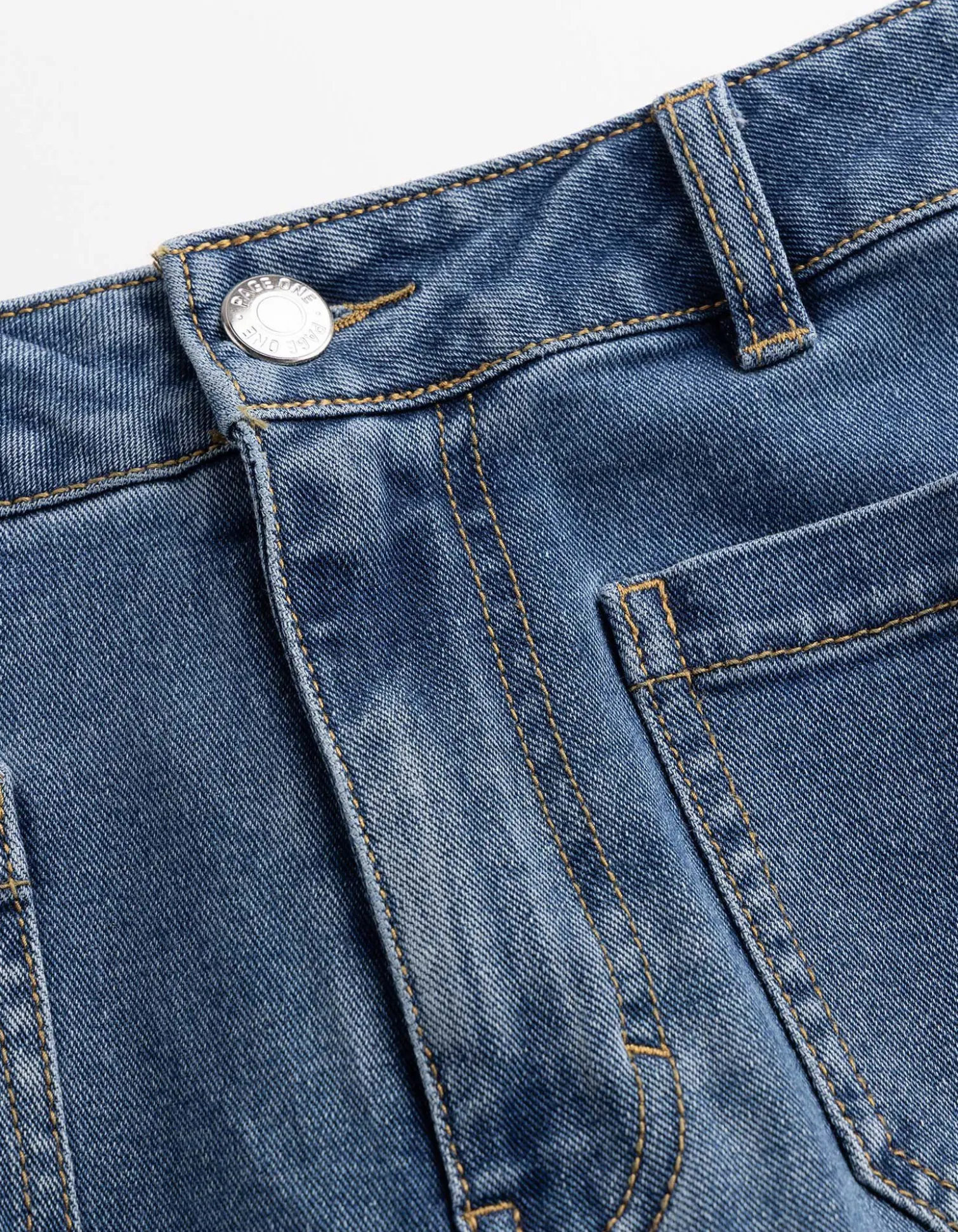 Jeans - Wide Fit - blau