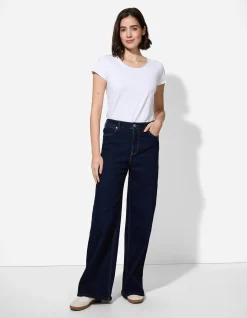 Jeans - Wide Fit - dunkelblau
