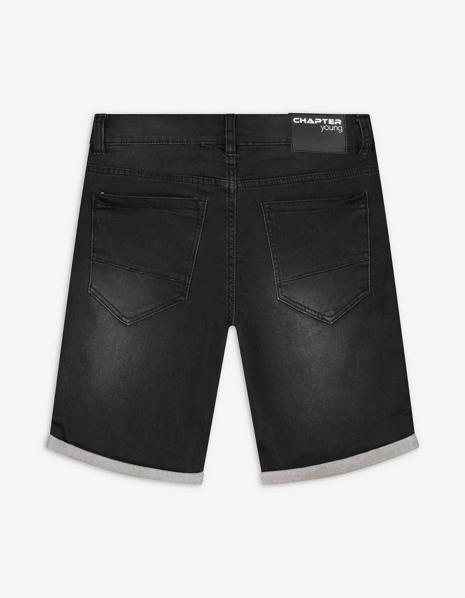 Jeansshorts - black denim - schwarz