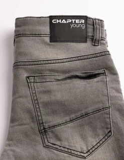 Jeansshorts - grey denim - grau