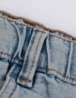 Jeansshorts - Jogger Fit - hellblau