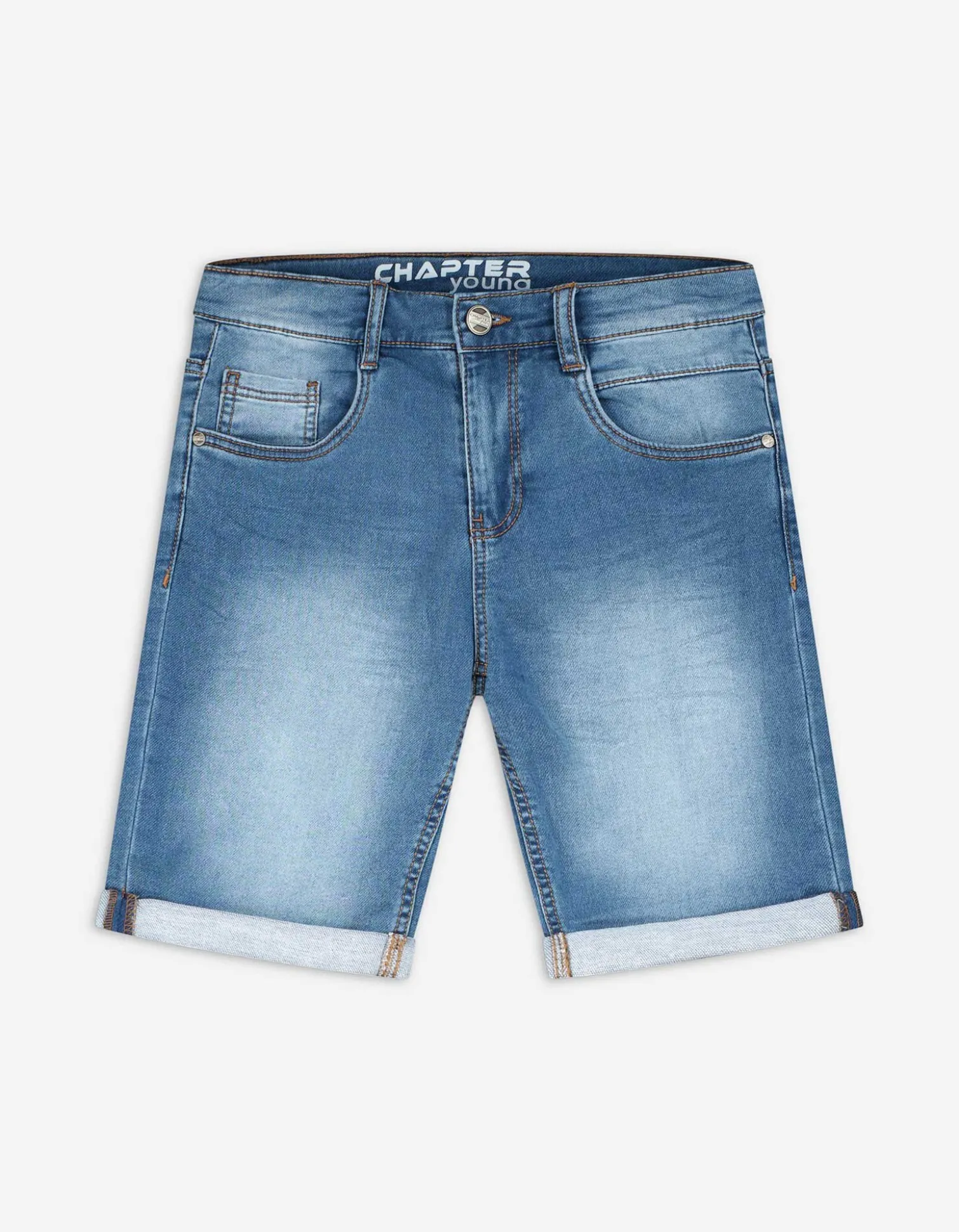 Jeansshorts - light blue denim - hellblau