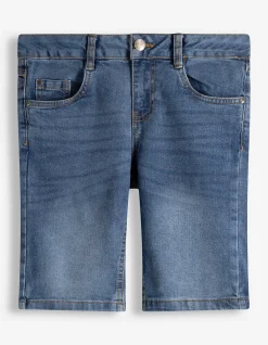 Jeansshorts - mid blue denim - blau