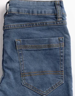 Jeansshorts - mid blue denim - blau