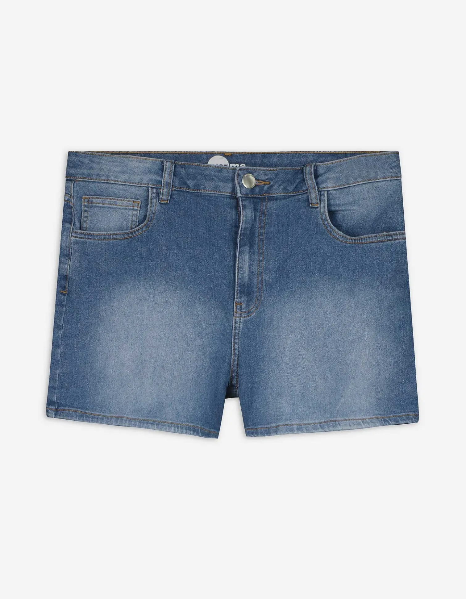 Jeansshorts - Regular Fit - blau