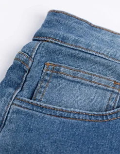 Jeansshorts - Regular Fit - blau