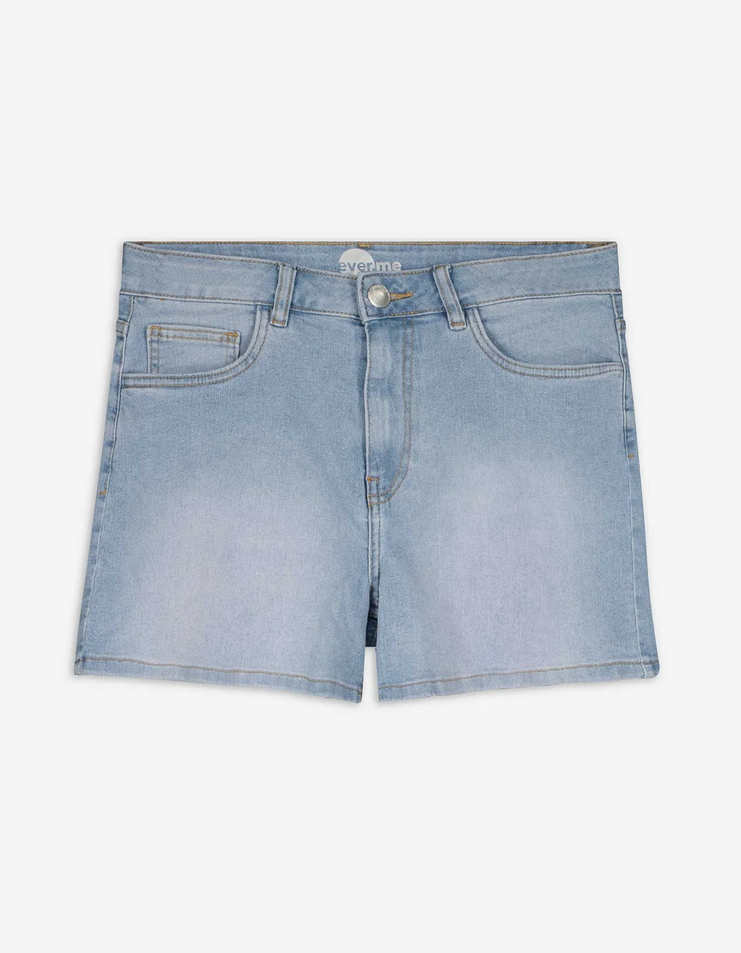 Jeansshorts - Regular Fit - hellblau
