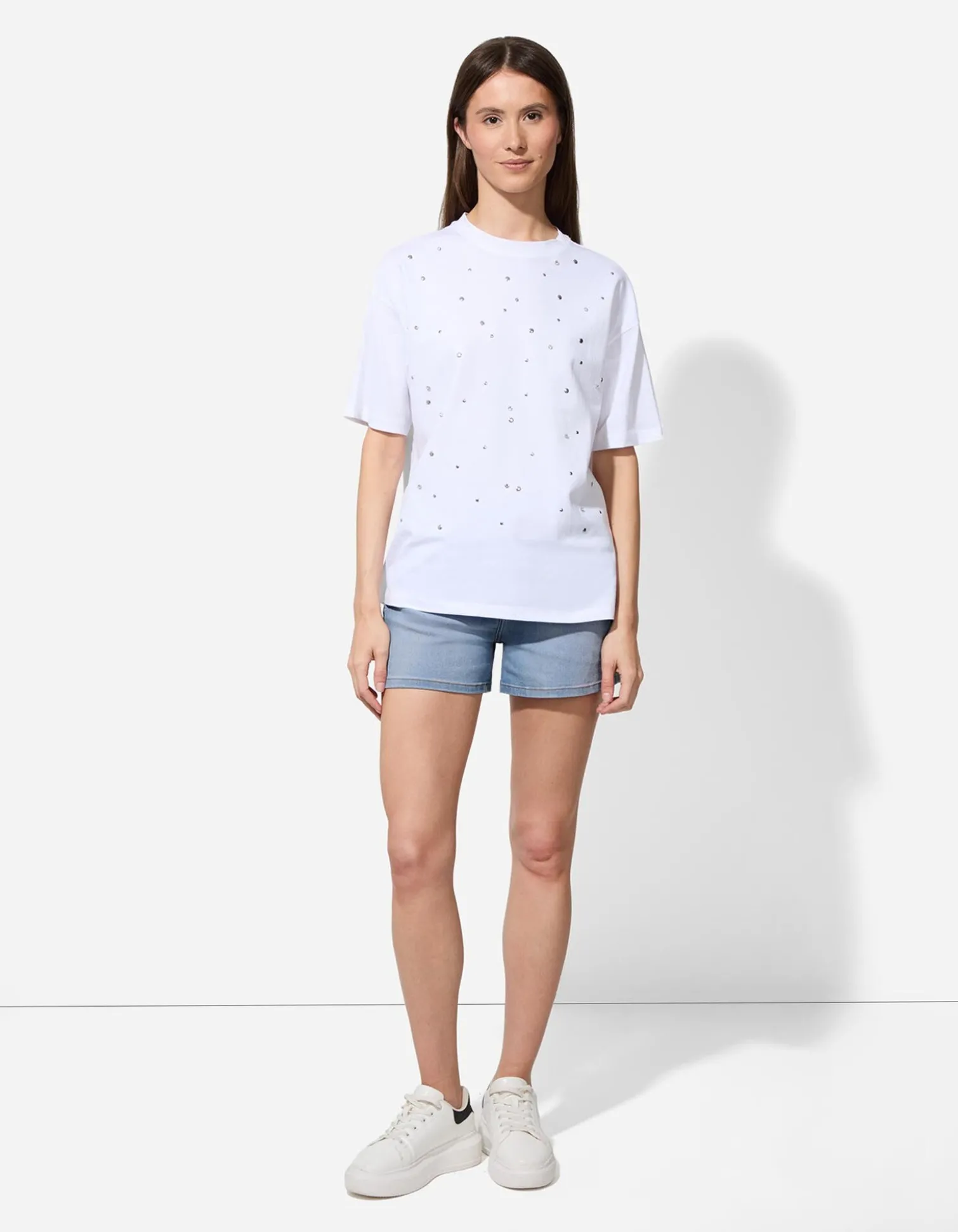Jeansshorts - Regular Fit - hellblau