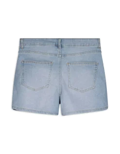 Jeansshorts - Regular Fit - hellblau