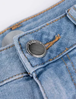 Jeansshorts - Regular Fit - hellblau