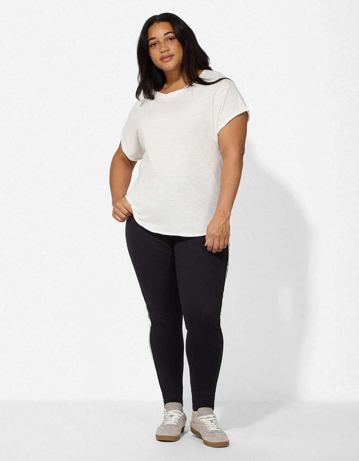 Jeggings - einfarbig - schwarz