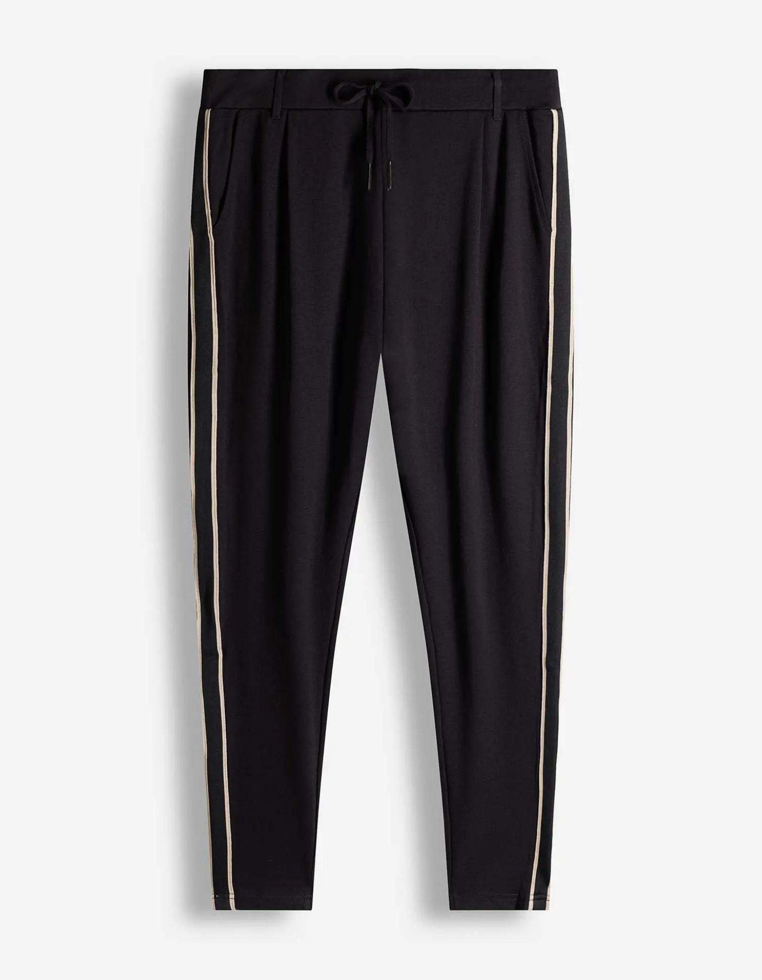 Jeggings - Galonstreifen - schwarz