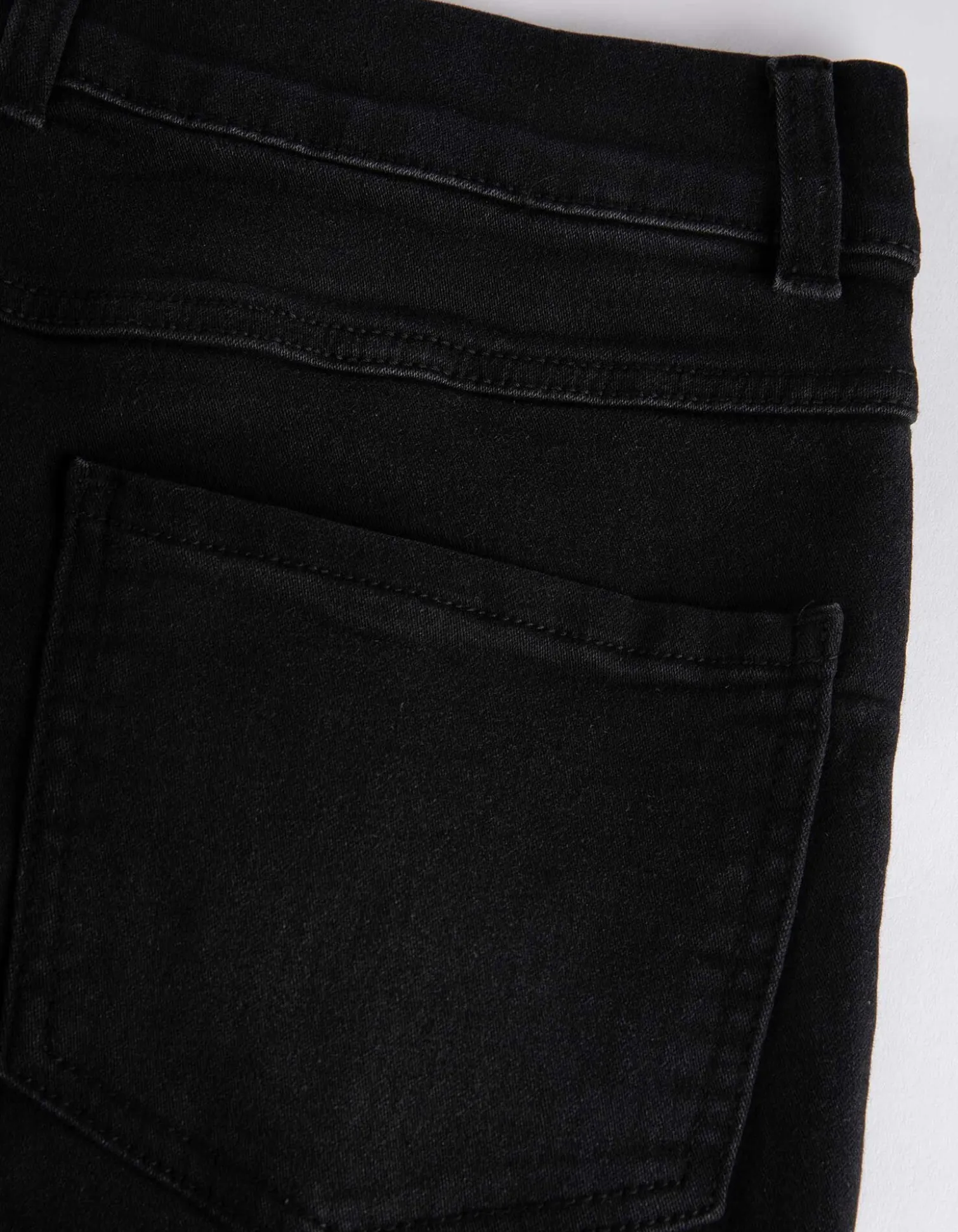 Jeggings - Gürtelschlaufen - schwarz