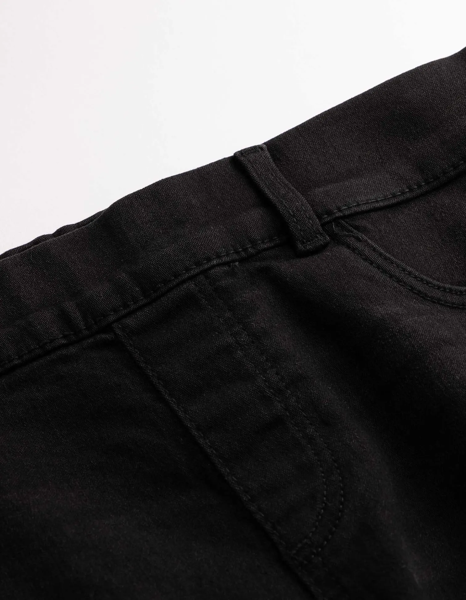 Jeggings - Gürtelschlaufen - schwarz
