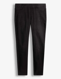 Jeggings - Gürtelschlaufen - schwarz