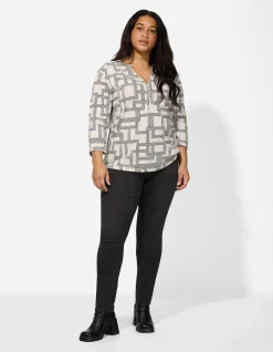 Jeggings - Gürtelschlaufen - schwarz