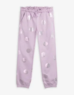 Jogginghose - Allover-Print - lila