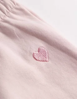 Jogginghose - Baumwolle - rosa