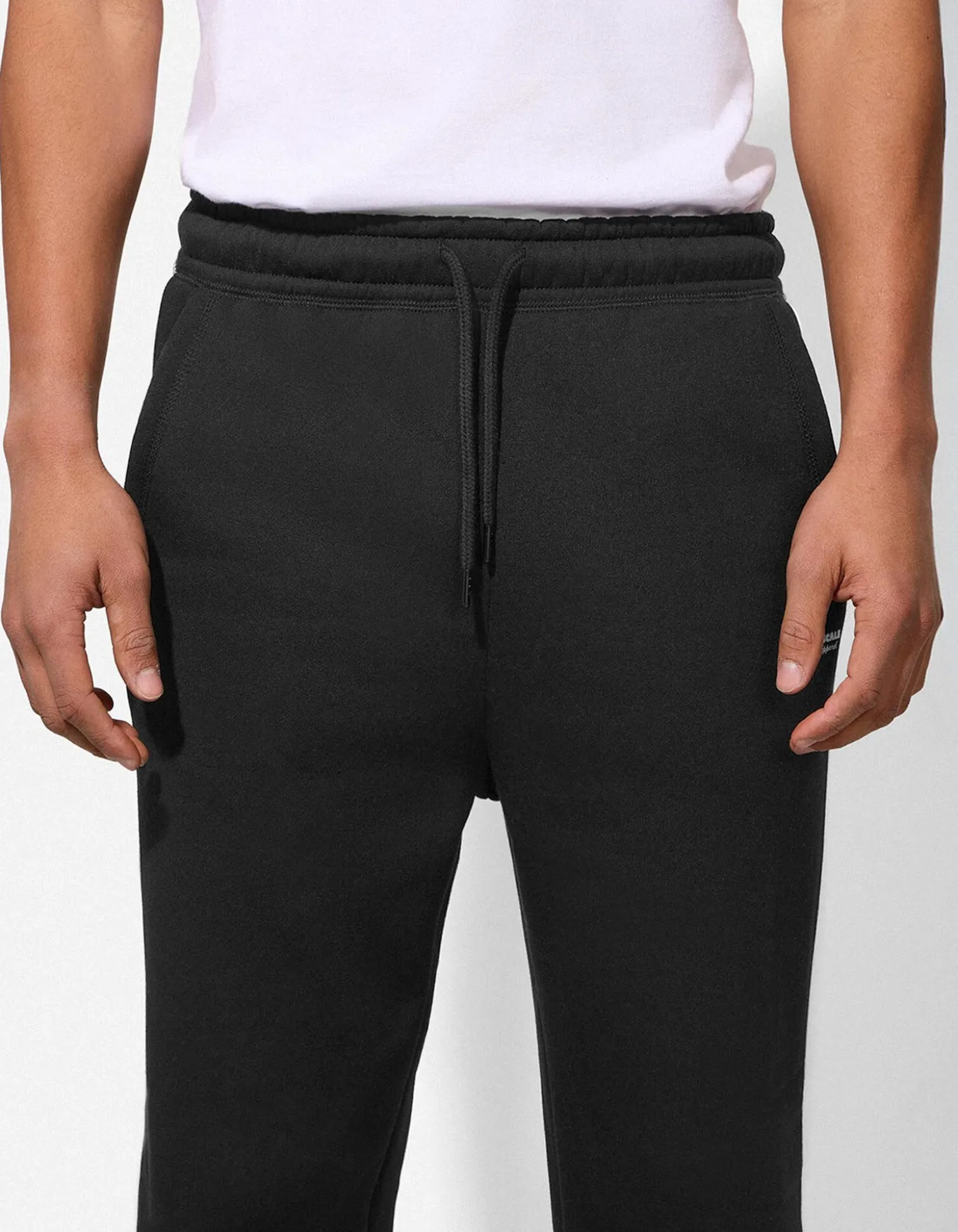 Jogginghose - einfarbig - schwarz