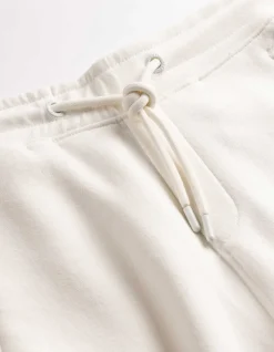 Jogpants - Kontraststreifen - weiß