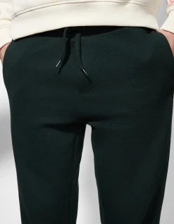 Jogpants - Kordel - dunkelgrün