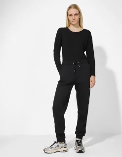 Jogpants - Regular Fit - schwarz