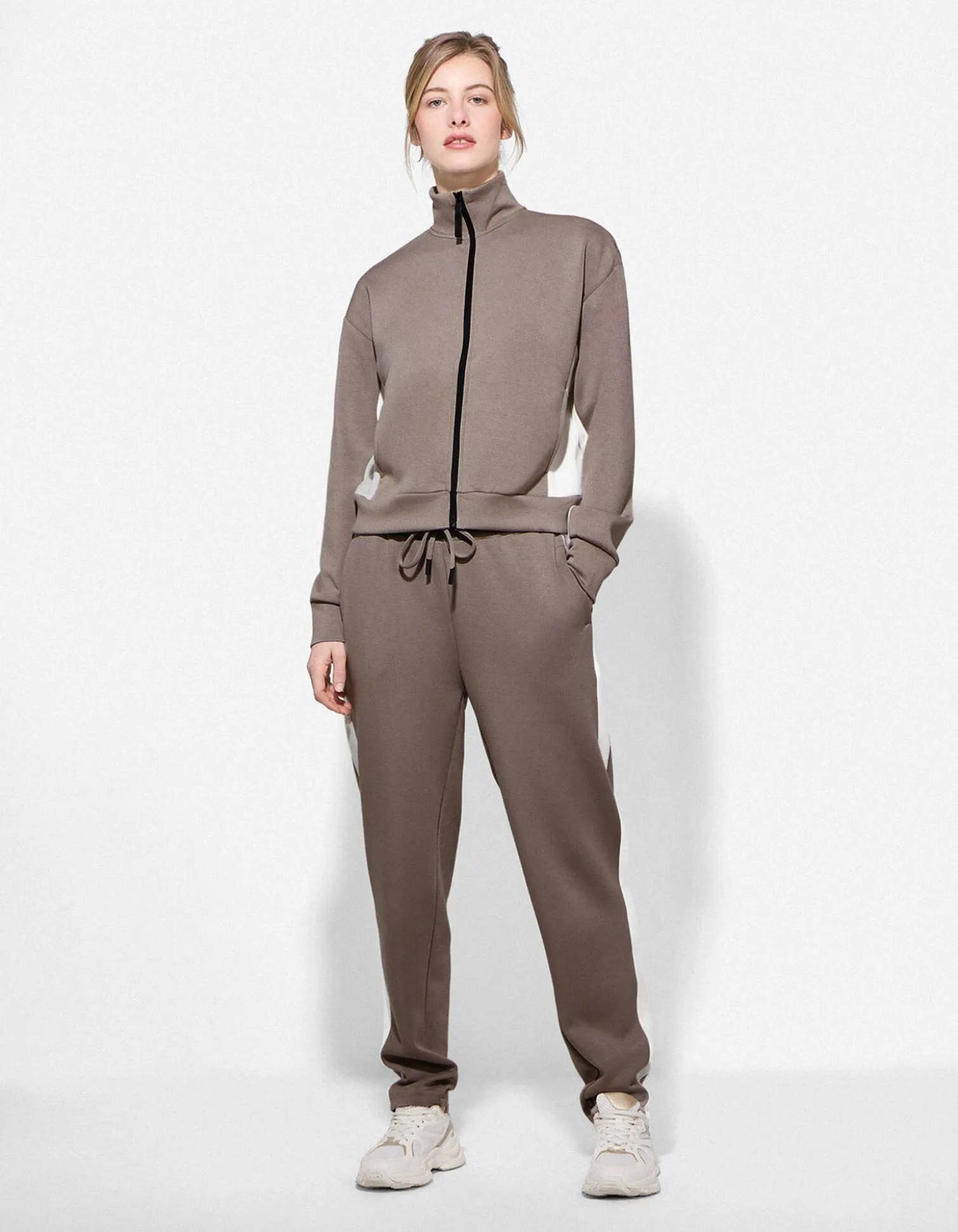 Jogpants - Scuba - beige