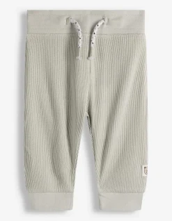 Jogpants - Waffelstruktur - hellgrün