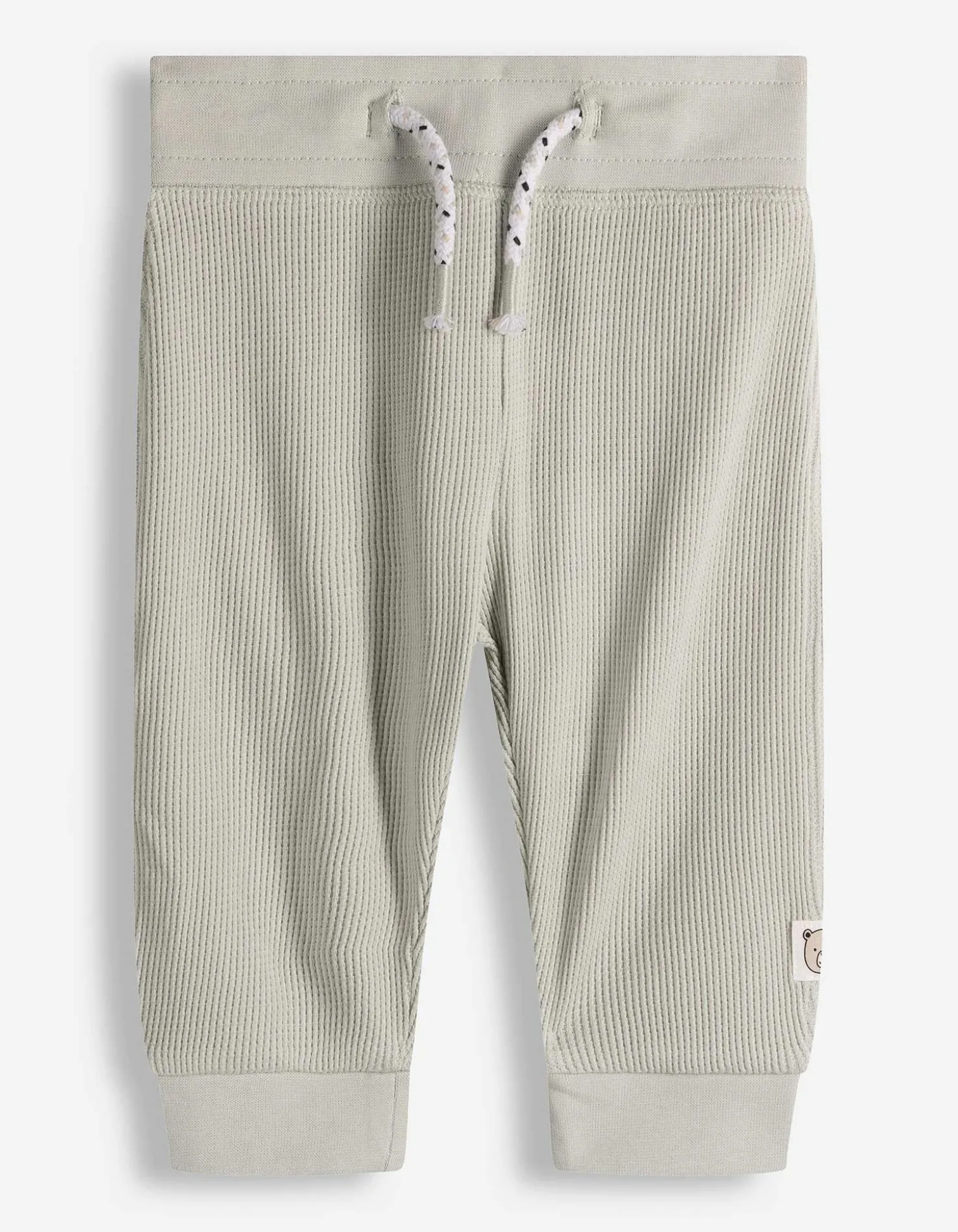 Jogpants - Waffelstruktur - hellgrün