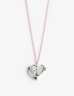 Kette - Amulett - silberfarben
