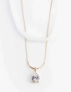 Kette - 2er-Pack - goldfarben