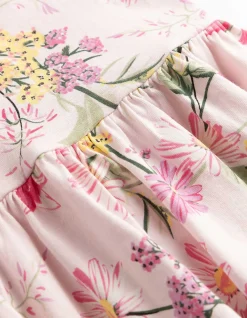 Kleid - Allover-Muster - rosa