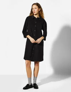 Kleid - Cord - schwarz
