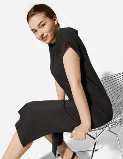 Kleid - einfarbig - schwarz