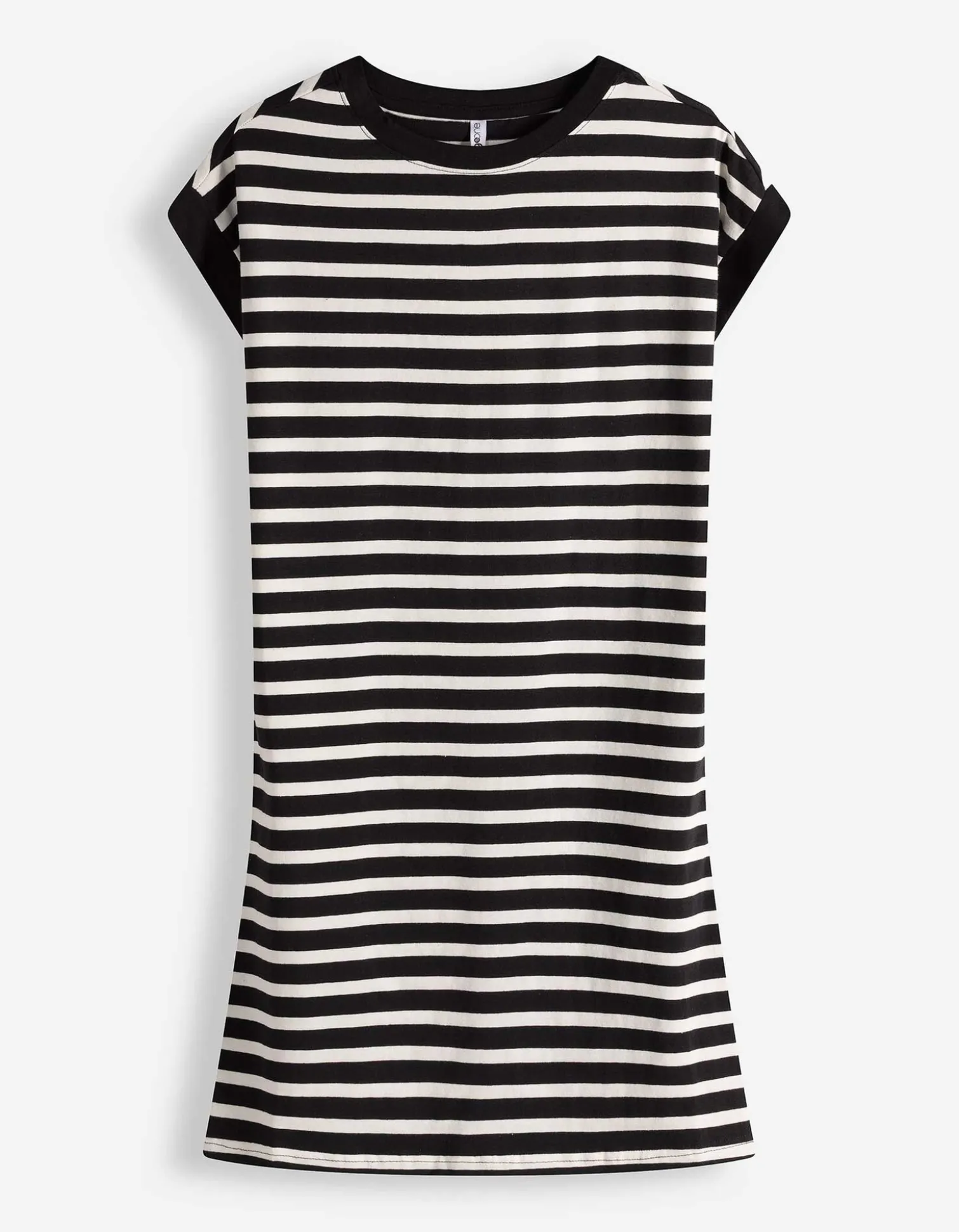 Kleid - gerade geschnitten - schwarz