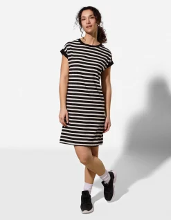 Kleid - gerade geschnitten - schwarz